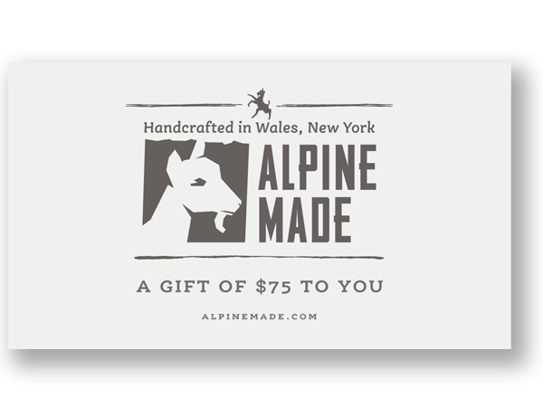 $75 Alpine Made Gift Card